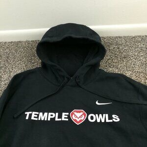 2024 Temple Owls Hoodie Nike Sweatshirt Fleece Lined Mens Medium